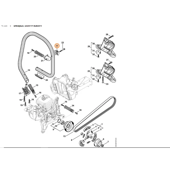 STIHL Okładzina zaciskowa 4238 791 0900